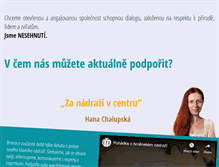Tablet Screenshot of podporte.nesehnuti.cz